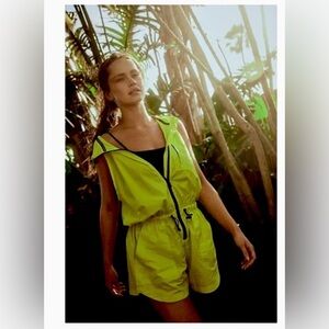 Free People Movement Hike And Race Runsie Romper. Size Large. NWOT